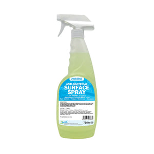 2Work Antibacterial Surface Spray 750ml (Pack of 6) 2W04586