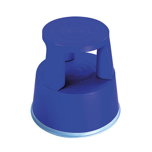 2Work Plastic Step Stool with Non-Slip Rubber Base 430mm Blue T7/Blue 2W05000