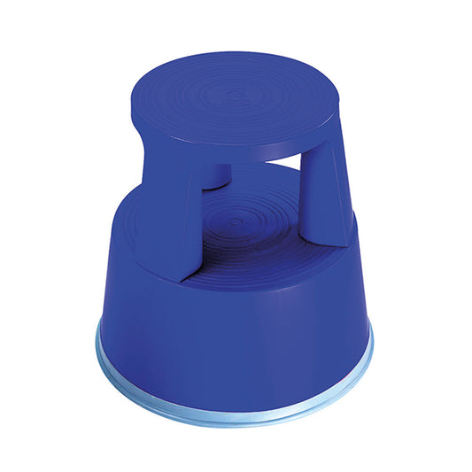 2Work Plastic Step Stool with Non-Slip Rubber Base 430mm Blue T7/Blue 2W05000