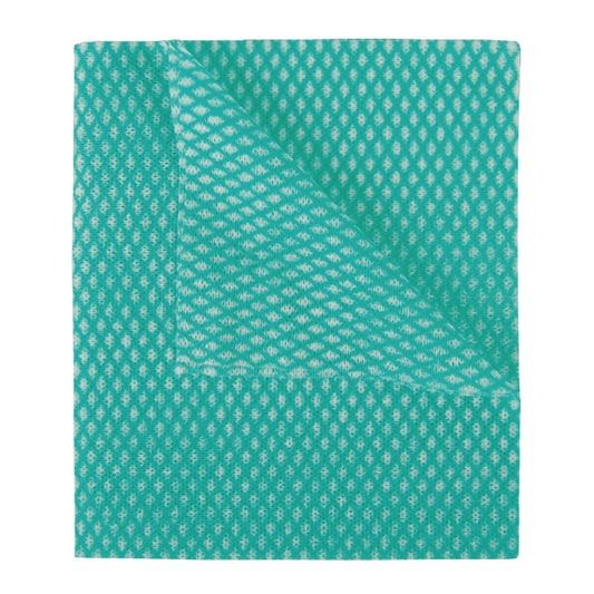 2Work Economy Cloth 420x350mm Green (Pack of 50) 2W08169