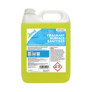 2Work Fragrant Surface Sanitiser 5 Litre 2W75443