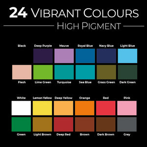 24 Premium Watercolour Pencils Tin Set