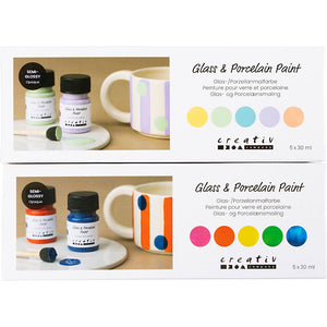 Glass and Porcelain Paint Semi-Glossy - Opaque Colours