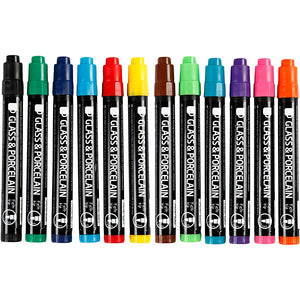 Glass and Porcelain Markers