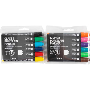 Glass and Porcelain Markers