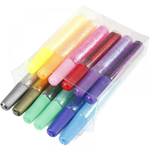 Assortment of glitter glue 