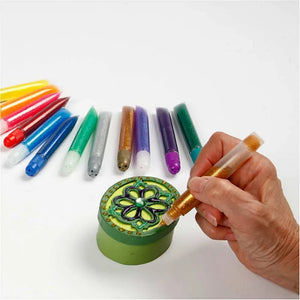Assortment of glitter glue 