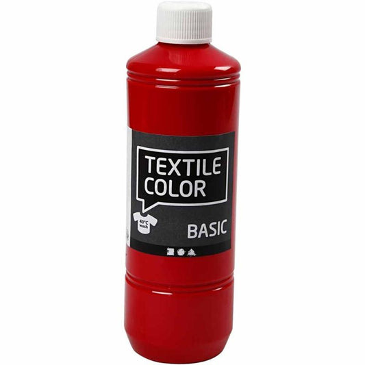 Textile Colour Paint - Red (500ml)