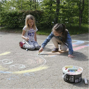 Footpath Chalk - Assorted Colours (50 Chalk Pieces) 