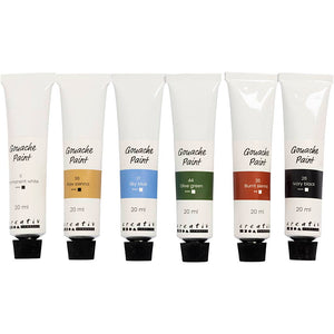 Gouache Paint Nature Colours (6x20ml)