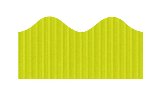 Scalloped Bordette - Lime (57mm x 15m)