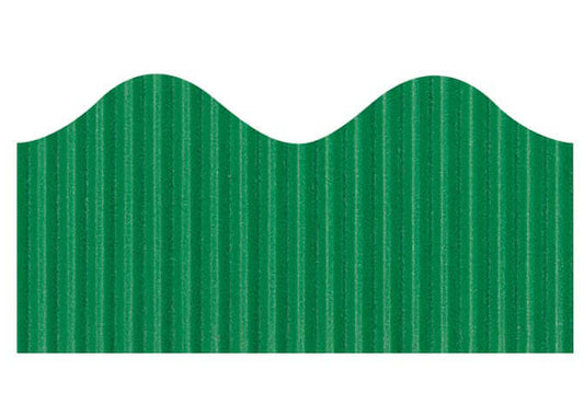 Bordette Scalloped - Emerald 57mm x 15m