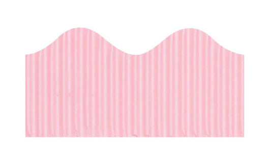 Scalloped Bordette - Pink (57mm x 15m)