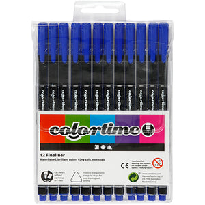 Colortime Fineliner Markers