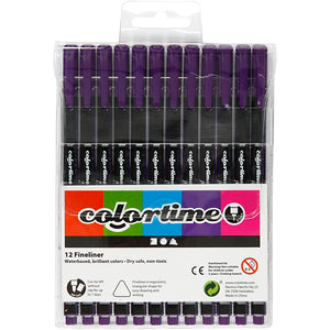 Colortime Fineliner Markers