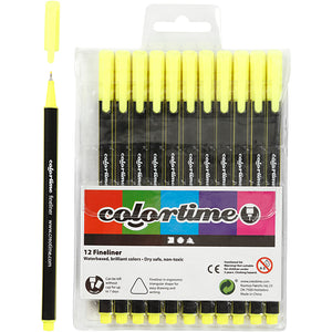 Colortime Fineliner Markers