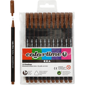 Colortime Fineliner Markers