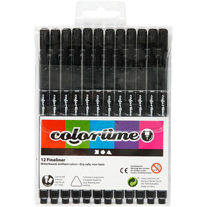 Colortime Fineliner Markers