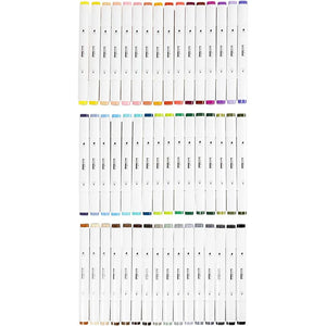 Creativ Illustration Markers - Standard Colours with 1+8mm (48 Pack)