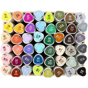 Creativ Illustration Markers - Standard Colours with 1+8mm (48 Pack)