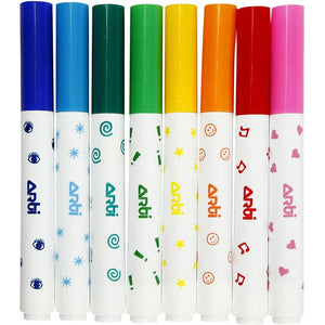 Stamping Pens - Assorted Colours (8 Pack)