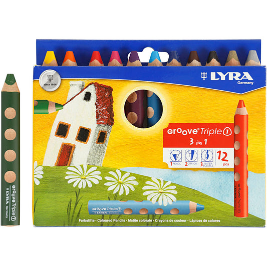 Groove Triple1 Colouring Pencils