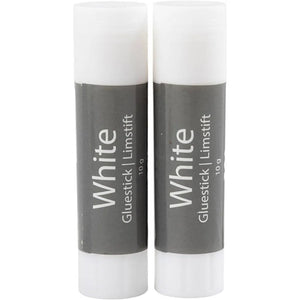 White glue stick, 10 g, 2 pcs