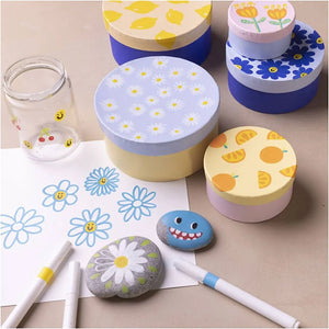 Creative Acrylic Multi Markers (Pack of 6)