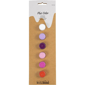 Plus Color Craft Paint - Purple/Pink Harmony (6x5ml)
