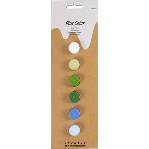 Plus Color Craft Paint - Blue and Green Harmony (6x5ml)