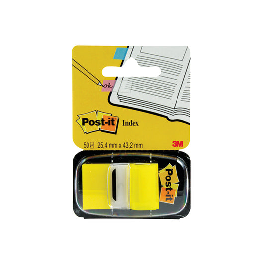Post-it Index Tabs 25mm Yellow (Pack of 600) 680-5