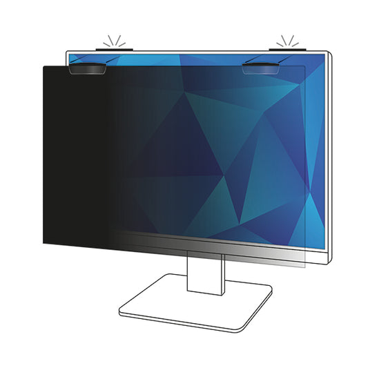 3M Privacy Filter for 24 Inch Full Screen Monitor with COMPLYMagnetic Attach 16:10 PF240W1EM