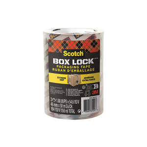 Scotch Box Lock Packing Tape 3in Core (Pack of 3) 3950-LR3-DC