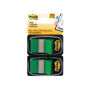 Post-it Index Tabs Dispenser with Green Tabs (Pack of 2) 680-G2EU