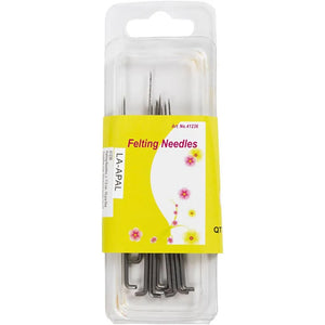 Felting Needles, L: 7.5 cm, 10 pcs