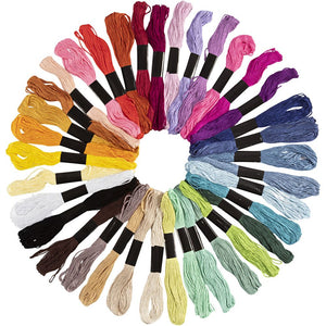 Creativ Embroidery Floss - 42 Assorted Colours (1mm thickness)