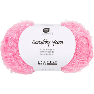 Scrubby Yarn L: 90m Light Red 50g