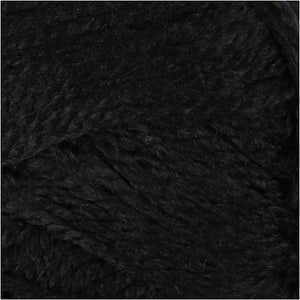 Creativ Fantasy Acrylic Yarn - Black (50g)
