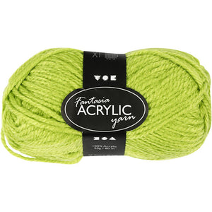 Creativ Fantasy Acrylic Yarn - Light Green (50g)