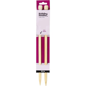 Knitting Needles, size 12, L: 35cm, 1 pair