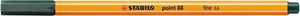 STABILO Fineliner Pen - Point 88 (Olive Green)