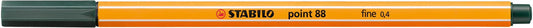 STABILO Fineliner Pen - Point 88 (Olive Green)