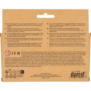 Oil Pastels L:7cm Thickness 11mm - Pastel Colours (12 Pack)