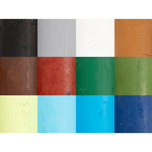 Oil Pastels L:7cm Thickness 11mm Nature Colours (12 Pack)