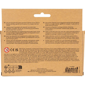 Oil Pastels L:7cm Thickness 11mm Nature Colours (12 Pack)