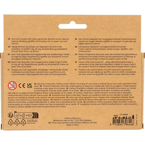 Oil Pastels L:7cm Thickness 11mm - Standard Colours (12 Pack)