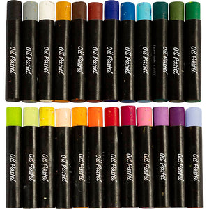 Oil Pastels 7cm Thickness 11mm - Pastel Colours