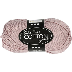 Cotton Yarn, lavender, no. 8/4, L: 170 m, 50 g