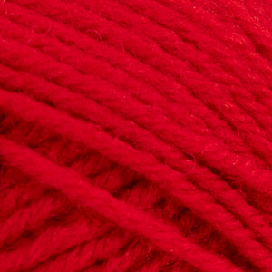 Melbourne Wool Yarn L: 92m Needle 4-5.5 Red 50g Ball
