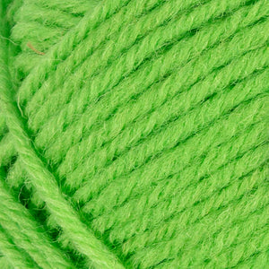 Melbourne Wool Yarn L: 92m Needle 4-5.5 Neon Green 50g Ball
